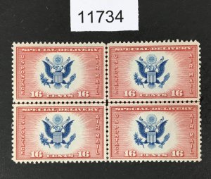 MOMEN: US STAMPS # CE2 MINT OG NH CENTER LINE BLOCK VF+ LOT #11734