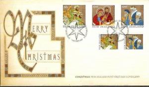 New Zealand 2009 Christmas Celebration Nativity Painting Three Wiseman FDC  #...