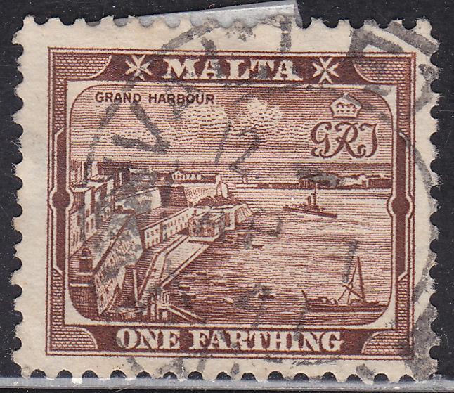 Malta 191 Valletta Harbor 1938