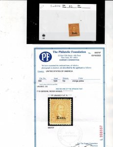 Monroe 10c US Postage Stamp with a PF Cert F-VF Graded 75 Scott 668 MNH