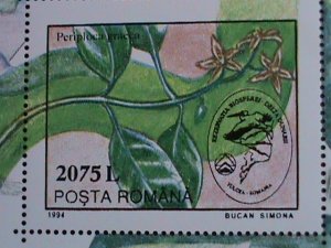 ​ROMANIA 1994 SC# 3881 EXPLORING CAVERN  MNH S/S VF WE SHIP TO WORLWIDE