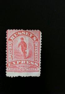 1880 Hussey's Special Message Express, R. Easson, New York, Red Scott 87L75