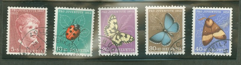 Switzerland #B217-B221  Single (Complete Set)