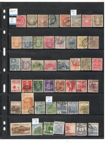 JAPAN COLLECTION ON STOCK SHEET, MINT/USED