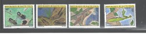 HAUTE VOLTA (UPPER VOLTA) 1981  INSECTS #554 - 559  MNH