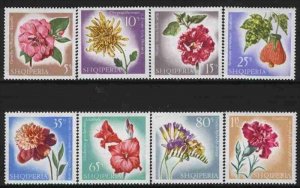 Albania MNH Sc 1017-24 Mi 1143-50 Flowers