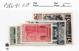 LUXEMBOURG   B86-91   MLH