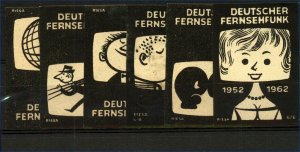 Germany 1962 Television Advertising Labels