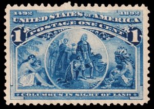 United States Scott 230 (1893) Mint NH F-VF CV $32.50 W