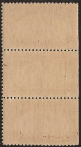 US Stamp - 1926 2c Sesquicentennial Expo - 3 Stamp Strip SE MNH - Scott #627