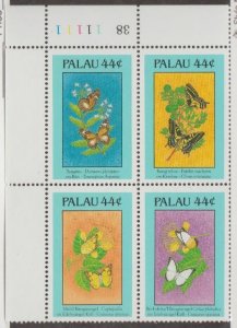 Palau Scott #186a Stamps - Mint NH Plate Block