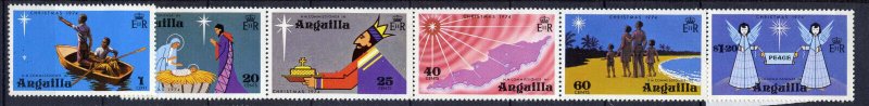 Anguilla 205,210b MNH Christmas, Nativity, Map, Boat, Angels