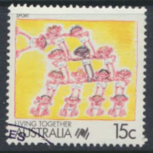 Australia SG 1117 Used Living Together Sport SC# 1059 w/fd cancel see scan