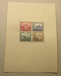 GERMANY: B33 SHEET, MINT VERY LIGHTLY HINGED, Lot30, Cat: $425