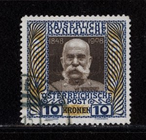 Austria 1908  Scott #127 used