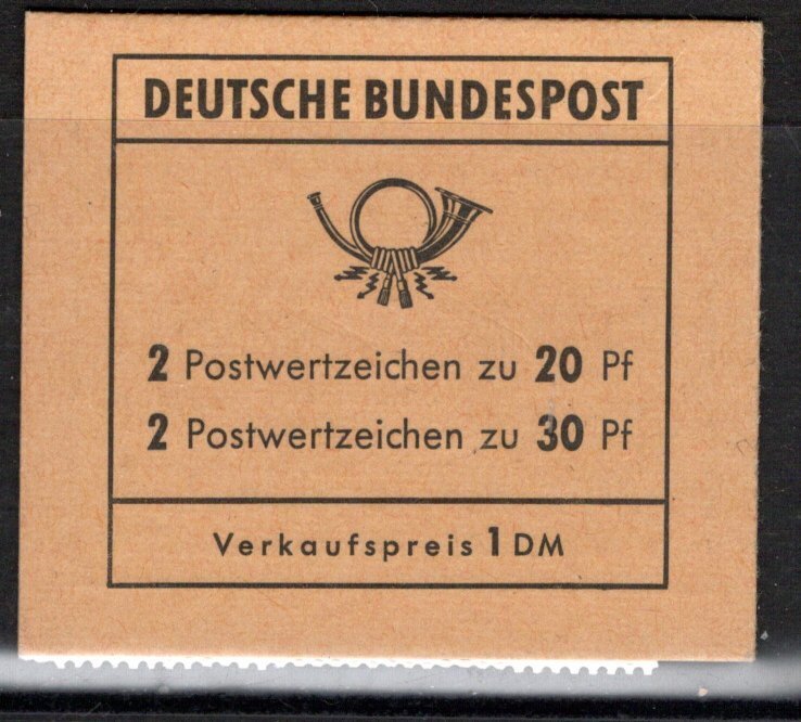 Germany Bund Scott # 953b, mint nh, cpl stamp booklet, Mi # MH14g