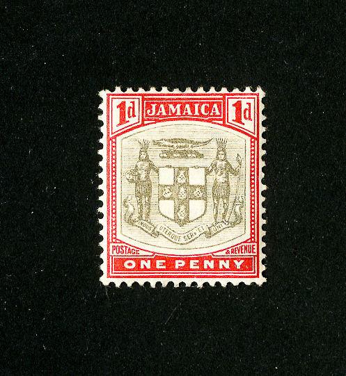 Jamaica Stamps # 34b VF OG LH Scott Value $35.00