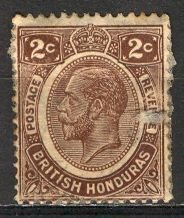 British Honduras 1922; Sc. # 93; Used Single Stamp
