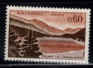 (French) Andorra Scott 166 MH* Stamp