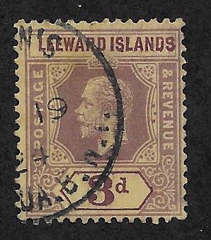 LEEWARD ISLANDS SC# 51  F/U 1912