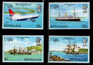 BERMUDA Scott 393-396 MNH** London 1980 stamp set