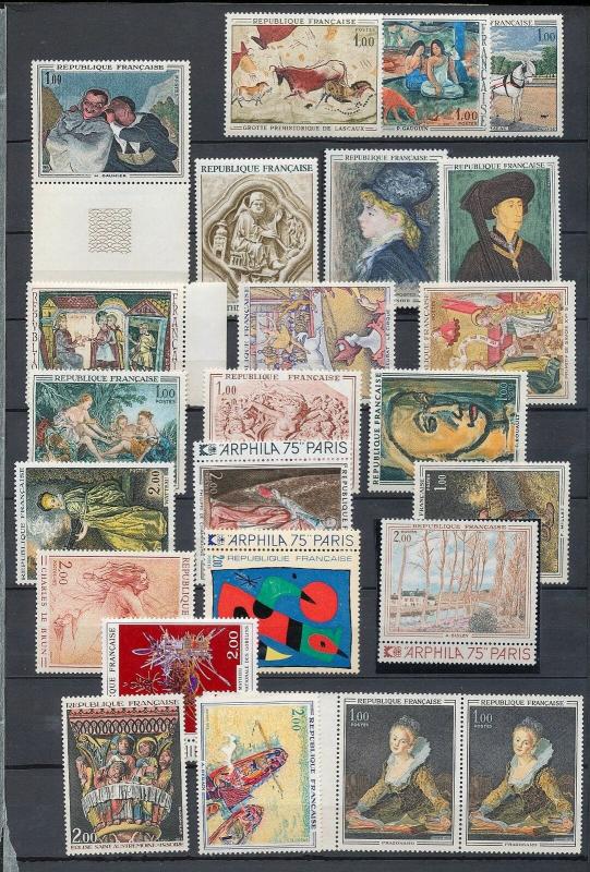 FRANCE Art Paintings MNH (St 87