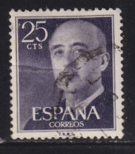 Spain 818 General Francisco Franco 1954
