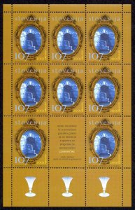 Slovenia Sc# 459 MNH Pane/8 2001 Europa