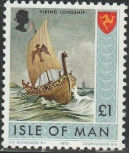 Isle Of Mann, #27  MNH From 1973