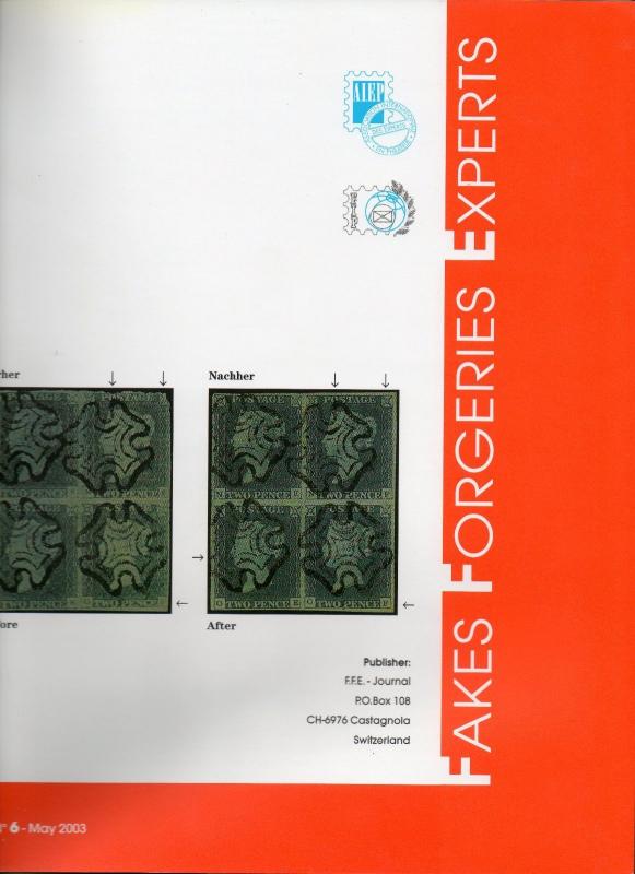 Fakes Forgeries Experts Vol. #6 May 2003
