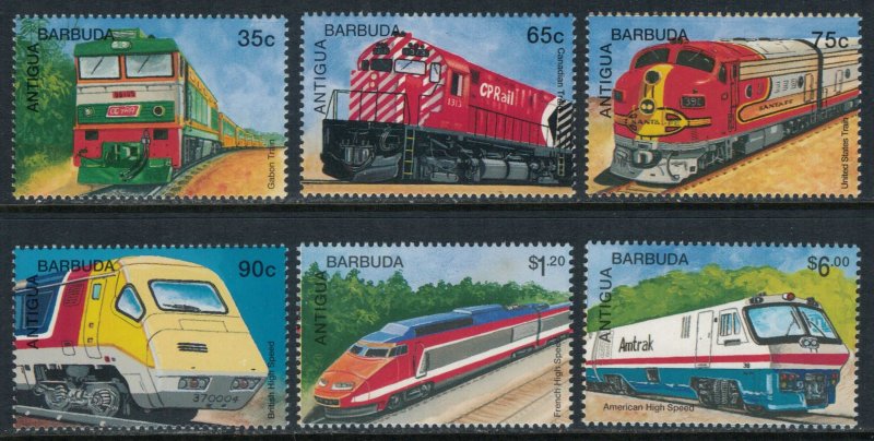 Antigua #1934-9* NH  CV $11.50  Trains