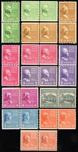 US Stamps # 839-51 MNH F-VF Line Pair Set Scott Value $140.00