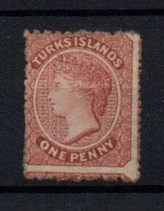 Turks Island 1867 1d dull rose mint NG SG1 WS36086