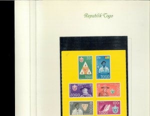 Togo MNH 1960's Sets & Souvenir Sheets Mounted on Specialty Pages