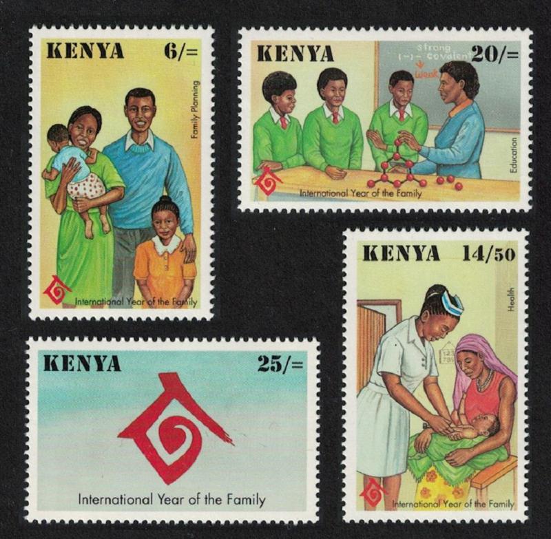 Kenya Intl Year of the Family 4v 1994 MNH SG#628-631