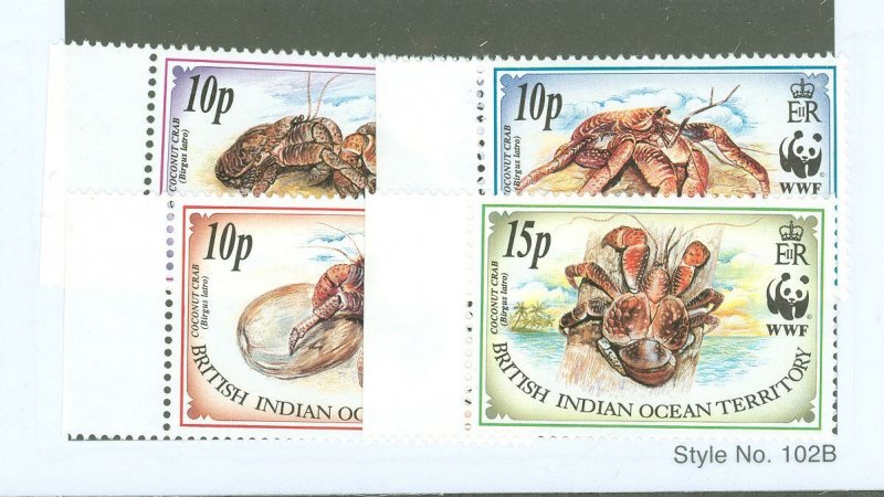 British Indian Ocean Territory #132-135  Single (Complete Set)