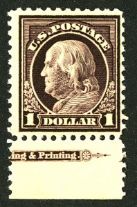 U.S. #518 MINT OG LH