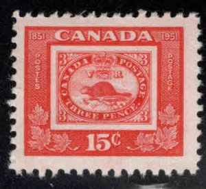 CANADA Scott  314 MH* Beaver stamp on  stamp