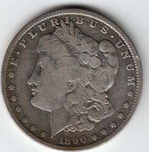 1890 O --  Morgan , No Reserve--
