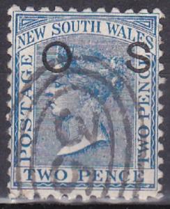 New South Wales - Australia 1879 SC #O2a Official Stamp perf 11x12 Used $$$.