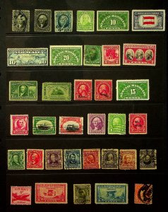 USA: Used & Unused Revenues - Ex-Old Time Collection - Album Page (76856)