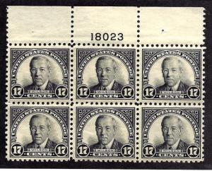 623 Mint,OG,NH... Plate Block of 6... SCV $325.00