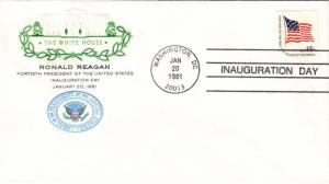 Ronald Reagan 1981 Farnam Inauguration Cover