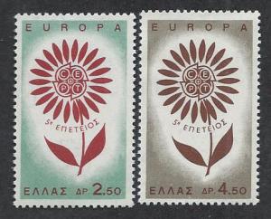 GREECE SC# 801-2 FVF/MNH 1964