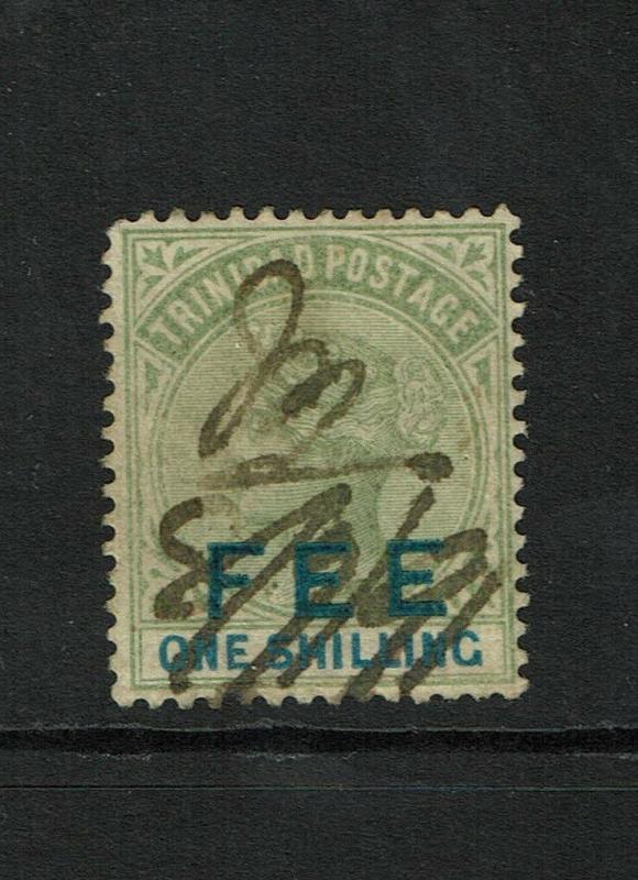 Trinidad 1887 FEE Reveune Stamp / Used - S6277