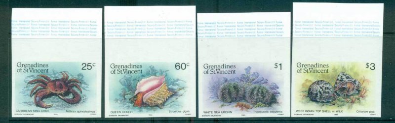 St Vincent Grenadines 1985 Marine Life IMPERF MUH lot68562