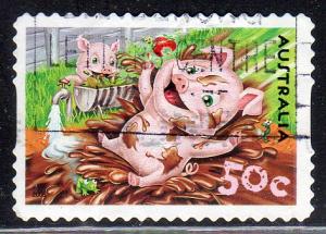 Australia 2435 - Used - Pigs and Frog (cv $0.90)