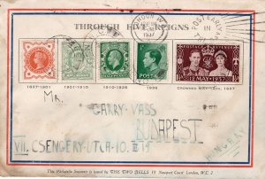 Through Five Reigns Souvenir Cover