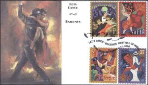 #3939-42 Latin Dances S & T FDC