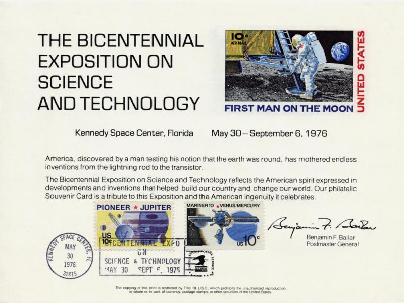 Souvenir Card -SCIENCE & TECHNOLOGY USPS